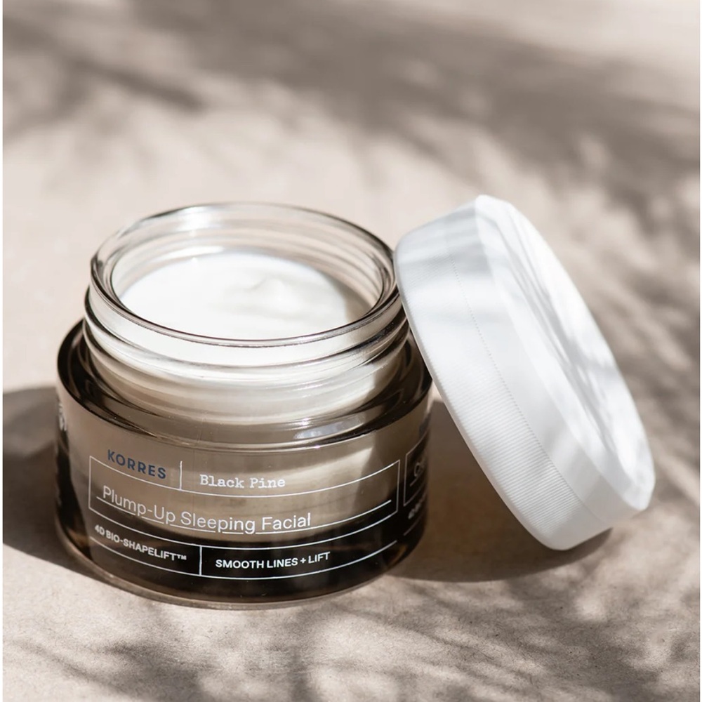 Korres Black Pine Plump-Up Sleeping Facial Mask New in box